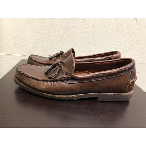 Allen Edmonds Kingfield Leather Men\'s Casual Boat Shoe size 10 B main image 9